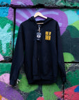 One of Them Enby Pride Yellow Embroidered Black heavy blend zip hoodie Heavy Blend Zip Hoodie