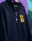 One of Them Enby Pride Yellow Embroidered Black heavy blend zip hoodie Heavy Blend Zip Hoodie