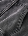 T Boy of NY Sweatshirt Boxing Aesthetic front of Zip-Through Boxy Fleece Hoodie Zip-Through Boxy Hoodie