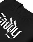 Zaddy Pride Tee Gothic Font NYC Daddy Black Relaxed Fit T-shirt Relaxed Fit T-Shirt