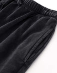 LGBTQIA+ Royalty Short Pants Skull with a Crown Raw Edge Vintage Wash Shorts Vintage Wash Short Pants