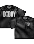 Leather Daddy Dom Club LGBTQIA+ Pride Black Mesh See-through Boxy T-Shirt See-through Boxy Net T-Shirt