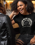 Design with Disabled People in Mind & Everyone Benefits Black Seamless Mini Tee Seamless Mini Tee