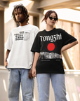 Disability is not a bad word Graphic Tee Disability Pride Oversize Deep Drop Shoulder Tee Oversize Deep Drop Shoulder Tee - 190 GSM