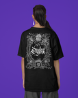 Dyke Pride Shirt Memento Mori Fashion Black Oversize Deep Drop Shoulder Tee Oversize Deep Drop Shoulder Tee - 190 GSM