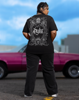 Dyke Pride Shirt Memento Mori Fashion Black Oversize Deep Drop Shoulder Tee Oversize Deep Drop Shoulder Tee - 190 GSM