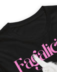 Fagalicious & Free Graphic Tee Black Pink Pegasus Bisexual Pride Relaxed Fit T-shirt Relaxed Fit T-Shirt