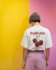 Fruitcake Gay Pride Cherry Summer Oversize Deep Drop Shoulder Tee Oversize Deep Drop Shoulder Tee - 190 GSM