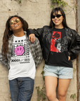 Blasian Graphic Tee Streetwear Fashion Black and Asian Multicultural Oversize Deep Drop Shoulder Tee - 190 GSM