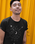 Trans Gender Symbol v1 Celestial Design Trans Pride Graphic Tee Relaxed Fit T-Shirt Relaxed Fit T-Shirt