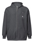 Genderqueer Pride and NonBinary Pride Gender Symbol Sweatshirt heavy blend zip hoodie