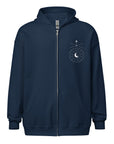 Genderqueer Pride and NonBinary Pride Gender Symbol Sweatshirt heavy blend zip hoodie