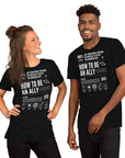 How to be an Ally Graphic Tee Pride Shirts for Allies Black Relaxed Fit T-Shirt Relaxed Fit T-Shirt