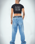I'm that Villain Crop Top Queer coded Pride Shirt Black Baby Tee Seamless T-Shirt Baby Tee Seamless Tee