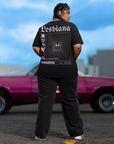 Unapologetically Lesbiana Pride Shirt Latina Lesbian Pride on Black Oversize Deep Drop Shoulder Tee Oversize Deep Drop Shoulder Tee - 190 GSM