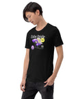 Enby Pride NonBinary Pride Flag Colored Flower Design on Relaxed Fit T-shirt