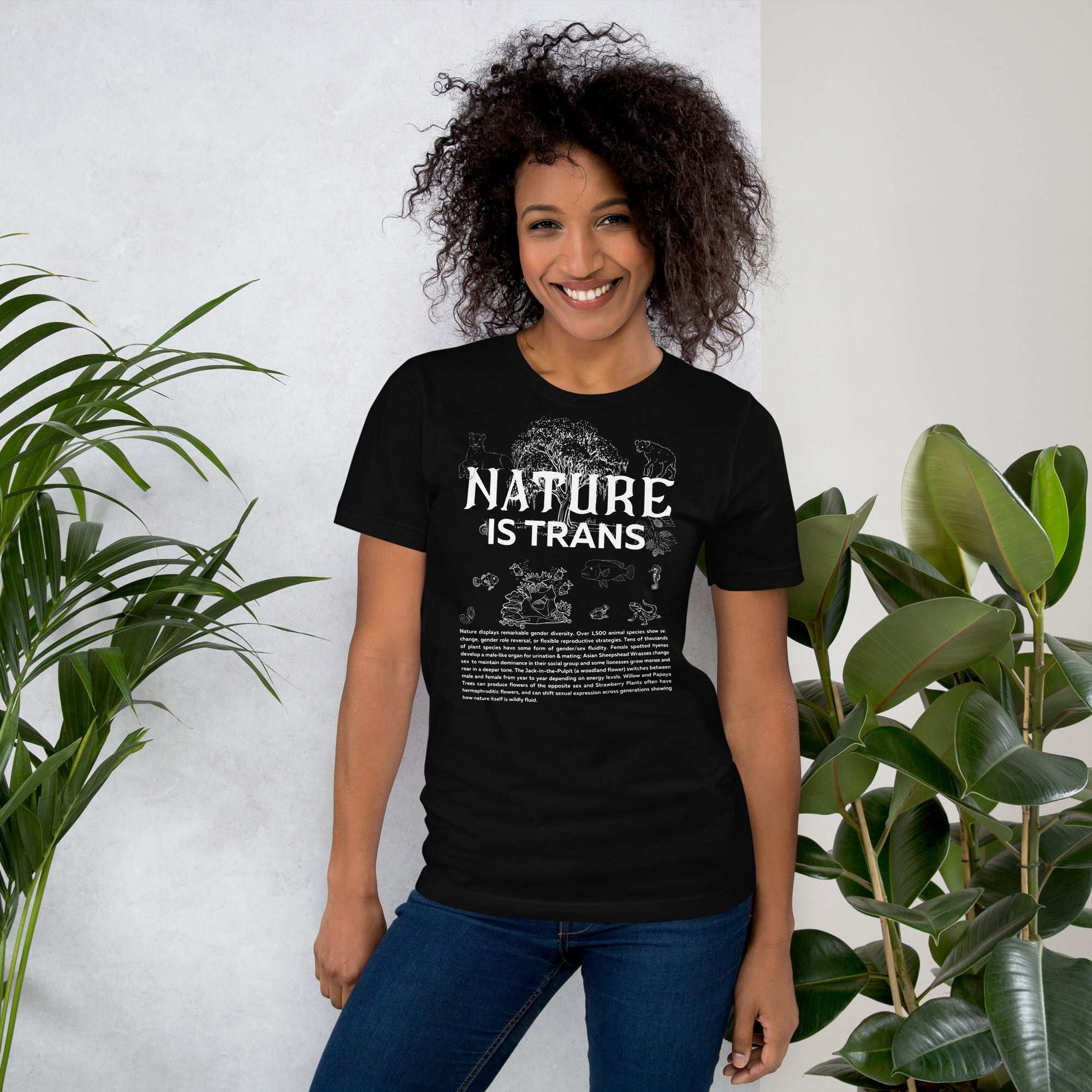 Nature is Trans Pride Shirt Support Pride Shirts Classic Relaxed fit T-Shirt Relaxed Fit T-Shirt