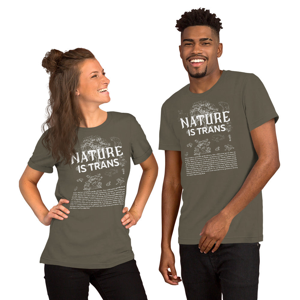 Nature is Trans Pride Shirt Support Pride Shirts Classic Relaxed fit T-Shirt Relaxed Fit T-Shirt
