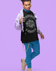 Neurodivergent and Demisexual Graphic Tee Disability Pride Streetwear Oversize Deep Drop Shoulder Tee - 190 GSM