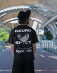 Chrome Heart NeuroSpicy Pride Shirt Black Acid Wash Oversize T-Shirt Acid Wash Oversize T-Shirt