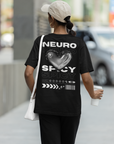 Chrome Heart NeuroSpicy Pride Shirt Black Acid Wash Oversize T-Shirt Acid Wash Oversize T-Shirt