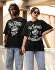 No Kings Protest Tee Punk Power to the People Oversize Tee Oversize Deep Drop Shoulder Tee - 190 GSM