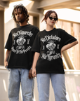 No Dictators No Tyrants Power to the People Protest T-Shirt Oversized Oversize Deep Drop Shoulder Tee - 190 GSM