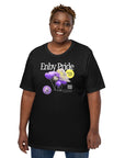Enby Pride NonBinary Pride Flag Colored Flower Design on Relaxed Fit T-shirt