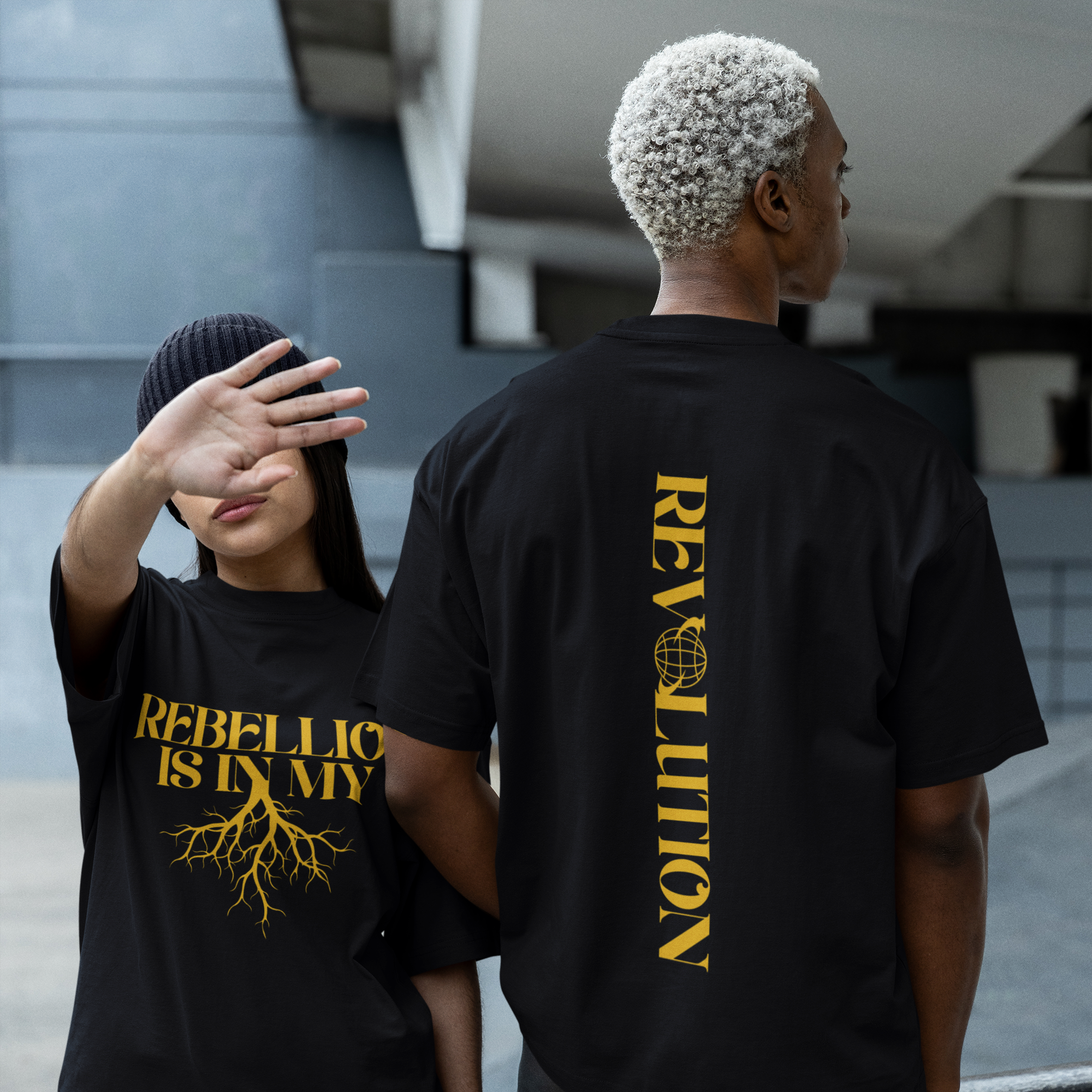 Rebellion is in my Roots Protest Oversize T-Shirt by Nova Edge Threads