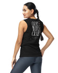 Queer Witchcraft Unholy Queer Pride on back of black Muscle Fit Relaxed Fit Tank Top Relaxed Fit Sleeveless Tank Top