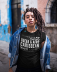 Queer & Afro Caribbean Graphic Tee Queer Pride Oversize Deep Drop Shoulder Tee Oversize Deep Drop Shoulder Tee - 190 GSM
