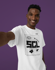 SGL Pride T-Shirt Same Gender Loving Black Pride White Oversize Deep Drop Shoulder Tee Oversize Deep Drop Shoulder Tee - 190 GSM