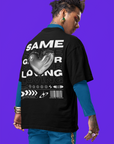 SGL Streetwear Graphic Tee Same-Gender Loving Black Pride T-Shirt Oversize Deep Drop Shoulder Tee - 190 GSM