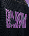 Daddy Dom Club Mesh Tee with Pink Leather Daddy Hat See-through Boxy Net T-shirt See-through Boxy Net T-Shirt