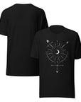 Trans Gender Symbol v1 Celestial Design Trans Pride Graphic Tee Relaxed Fit T-Shirt