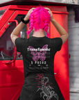 Camiseta gráfica transfemme Pride Gear estilo urbano en negro Camiseta de hombros caídos de gran tamaño - 190 GSM