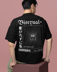 Unapologetically Bisexual Graphic Tee Pride Gear Japanese Streetwear Black Oversize Deep Drop Shoulder Tee Oversize Deep Drop Shoulder Tee - 190 GSM