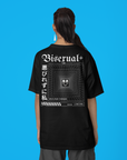 Unapologetically Bisexual Graphic Tee Pride Gear Japanese Streetwear Black Oversize Deep Drop Shoulder Tee Oversize Deep Drop Shoulder Tee - 190 GSM