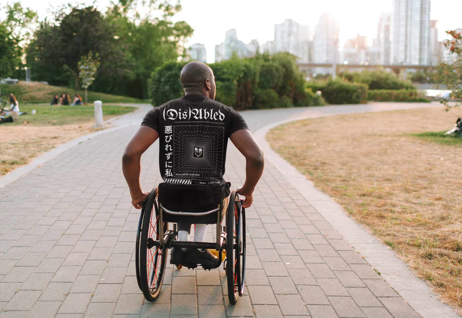 Unapologetically Disabled Graphic Tee Disability Pride Oversize Deep Drop Shoulder Tee Oversize Deep Drop Shoulder Tee - 190 GSM