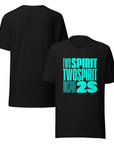 Two Spirit Pride Shirt Black with Turquoise Art Relaxed Fit T-shirt Relaxed Fit T-Shirt