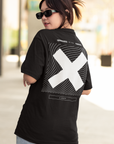 X-Jenda Pride Graphic Tee on Black Acid Wash Oversize T-Shirt Acid Wash Oversize T-Shirt