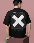 X-Jenda Pride Graphic Tee on Black Acid Wash Oversize T-Shirt Acid Wash Oversize T-Shirt