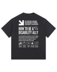 How to be a Disability Ally Size Inclusive Vintage Washed Oversized Tee Vintage Wash Oversize Tee