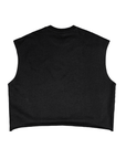 WLW Tank Clean Minimal Design for Lesbian Pride on Black French Terry Boxy Tank Top French Terry Boxy Tank Top