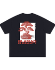 Blasian Pride Red Bonsai Design Blasian is Beauty Black Size Inclusive Oversized Tee