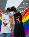 Fruitcake Gay Pride Cherry Red Design Relaxed Fit Sleeveless Tank Top Relaxed Fit Sleeveless Tank Top
