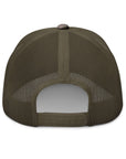 Bussy Cat Club Gay Pride Trans Pride Camouflage trucker hat Retro Trucker Hat