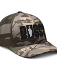 Bussy Cat Club Gay Pride Trans Pride Camouflage trucker hat Retro Trucker Hat