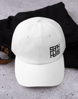 Nova Edge Threads Emblem Embroidered Symbol on Classic White Hat Classic Hat