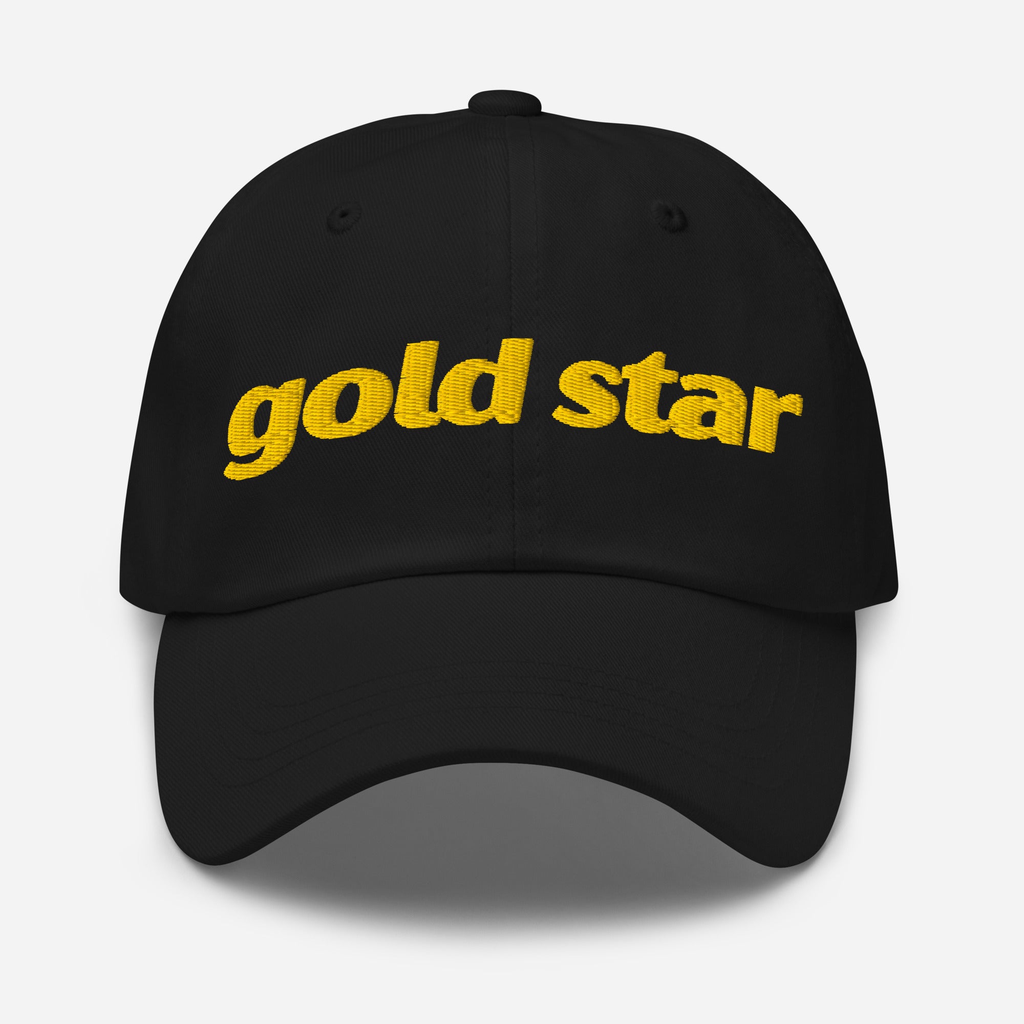 Gold Star Pride Hat Black 6-panel Low Profile Gay Pride Hat Classic Hat